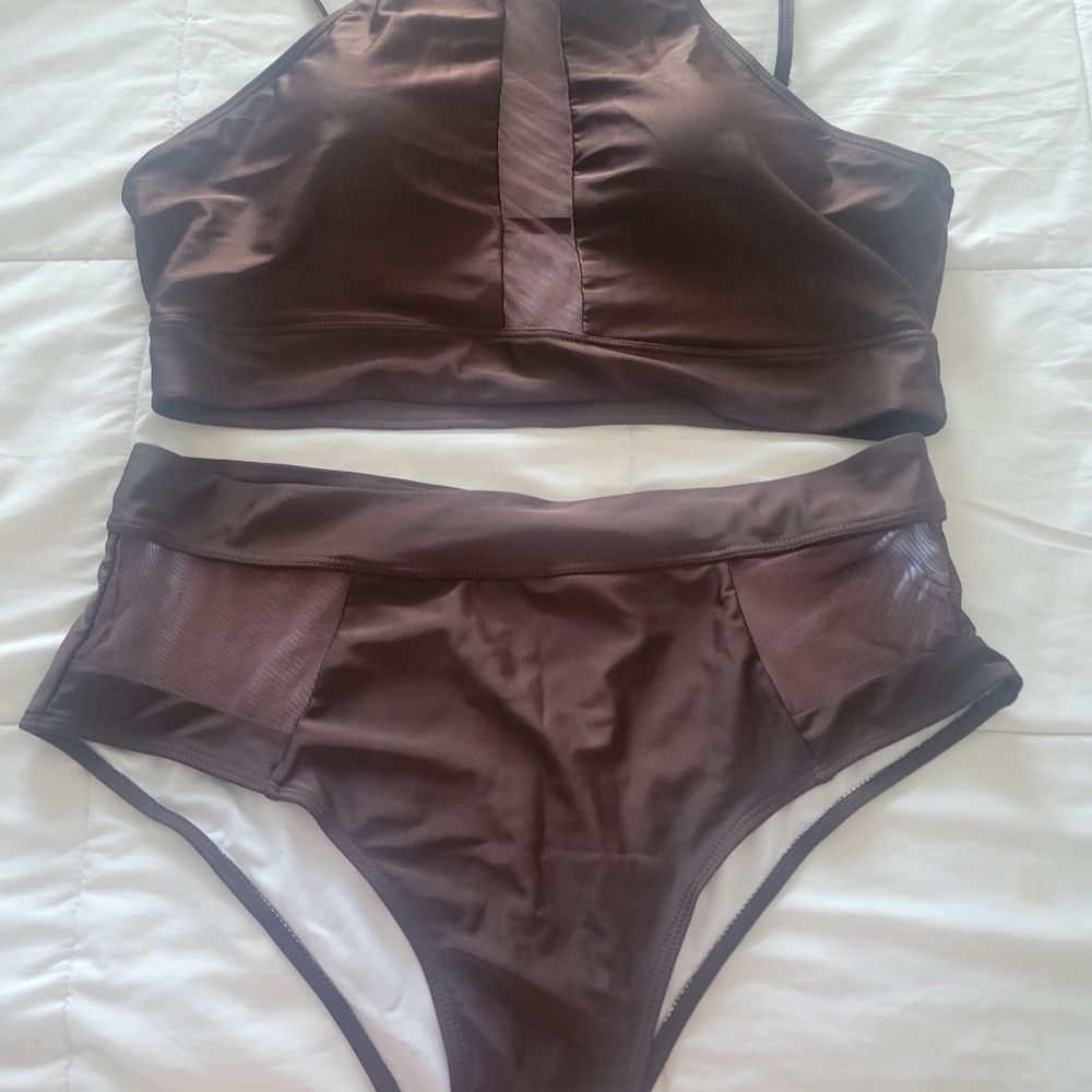 two piece swim suit